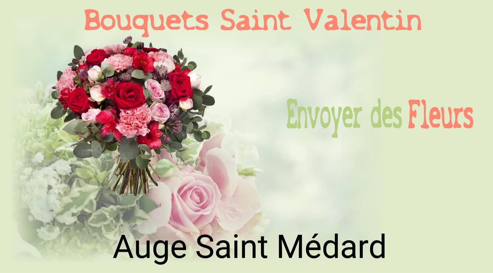 Roses de Saint-Valentin livrées à Auge-Saint-Médard